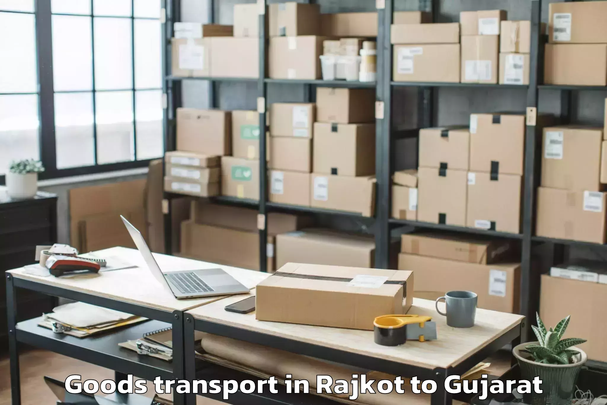 Expert Rajkot to Lavad Goods Transport